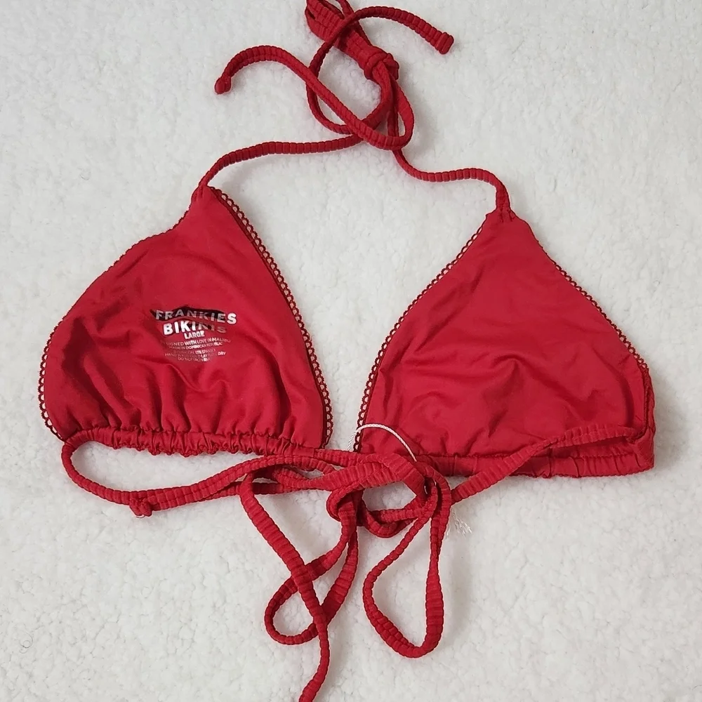 New!Frankie's Bikinis Tia Ribbed Bikini‎ Top